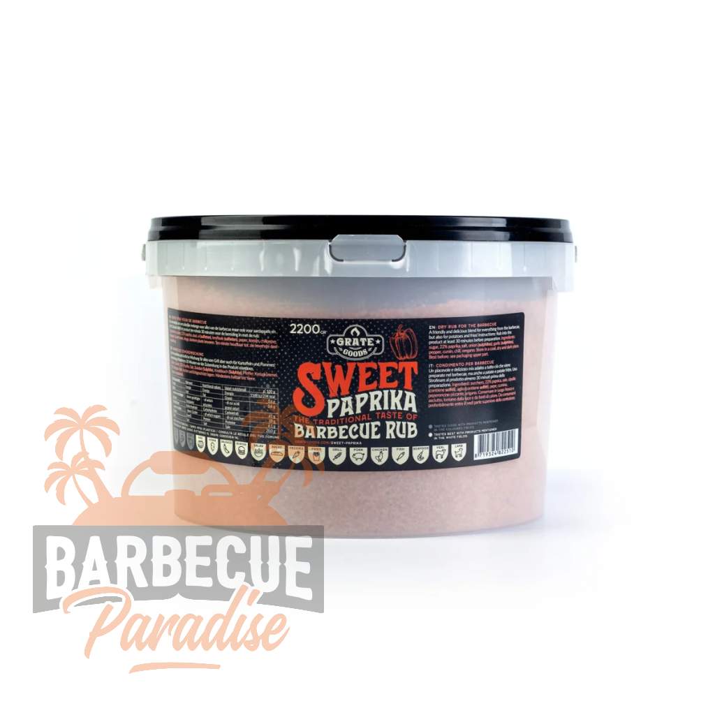 Grate Goods - sweet paprika BBQ rub - 2200gr Grate Goods - sweet paprika BBQ rub - 2200gr